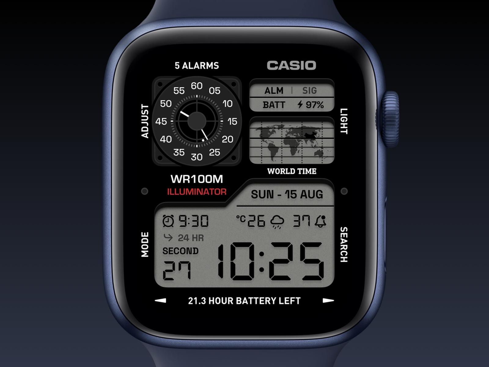 12 Casio Apple Watch Faces To Elevate Style