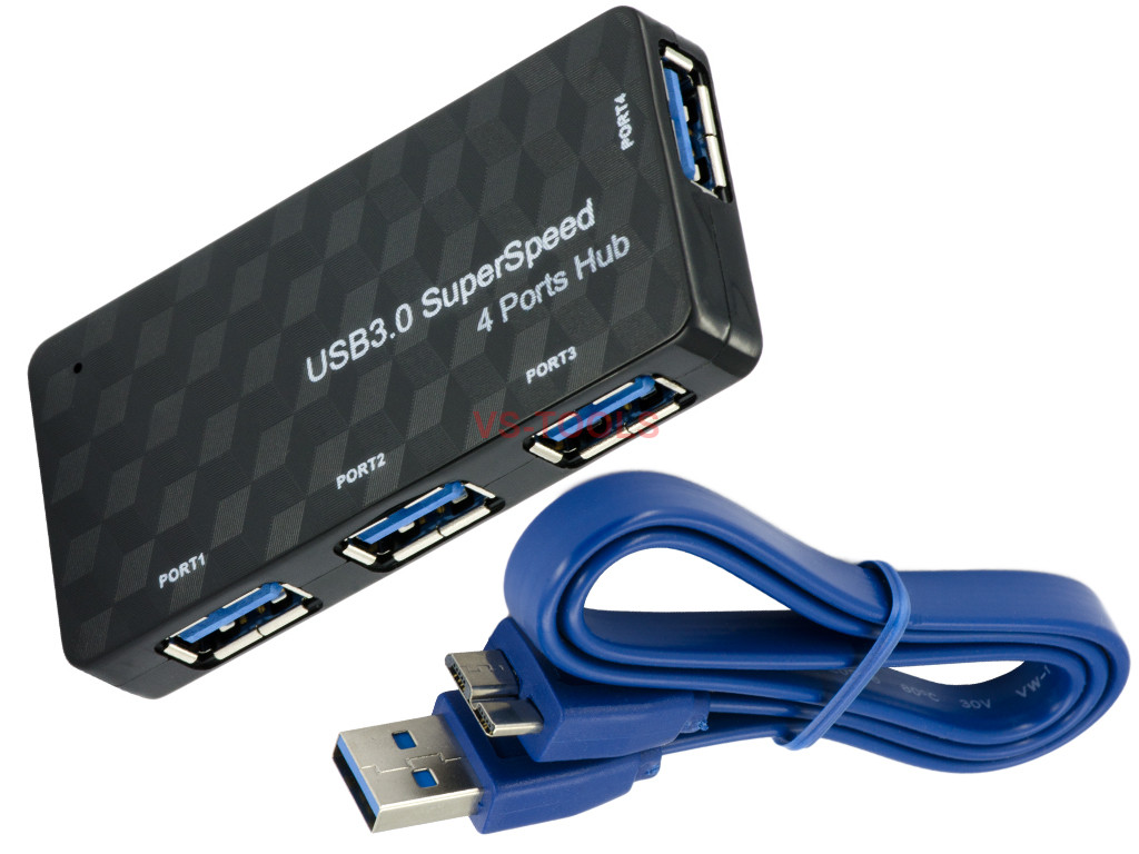 5Gbps Usb 3 0 4 Port Fast Data Transfer Computer Hub Cable