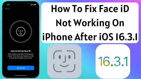 How To Fix Face Id Not Working Issue On Iphone After Ios 16 5 Youtube