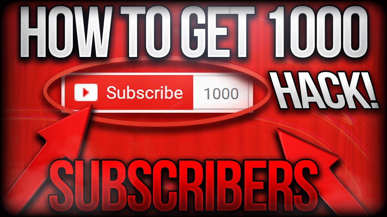 How To Get 1000 Subscribers On Youtube In Just 1 Hour Fast 2020 Trick