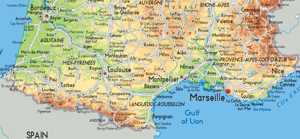 How To Navigate South Of France Map? Easily