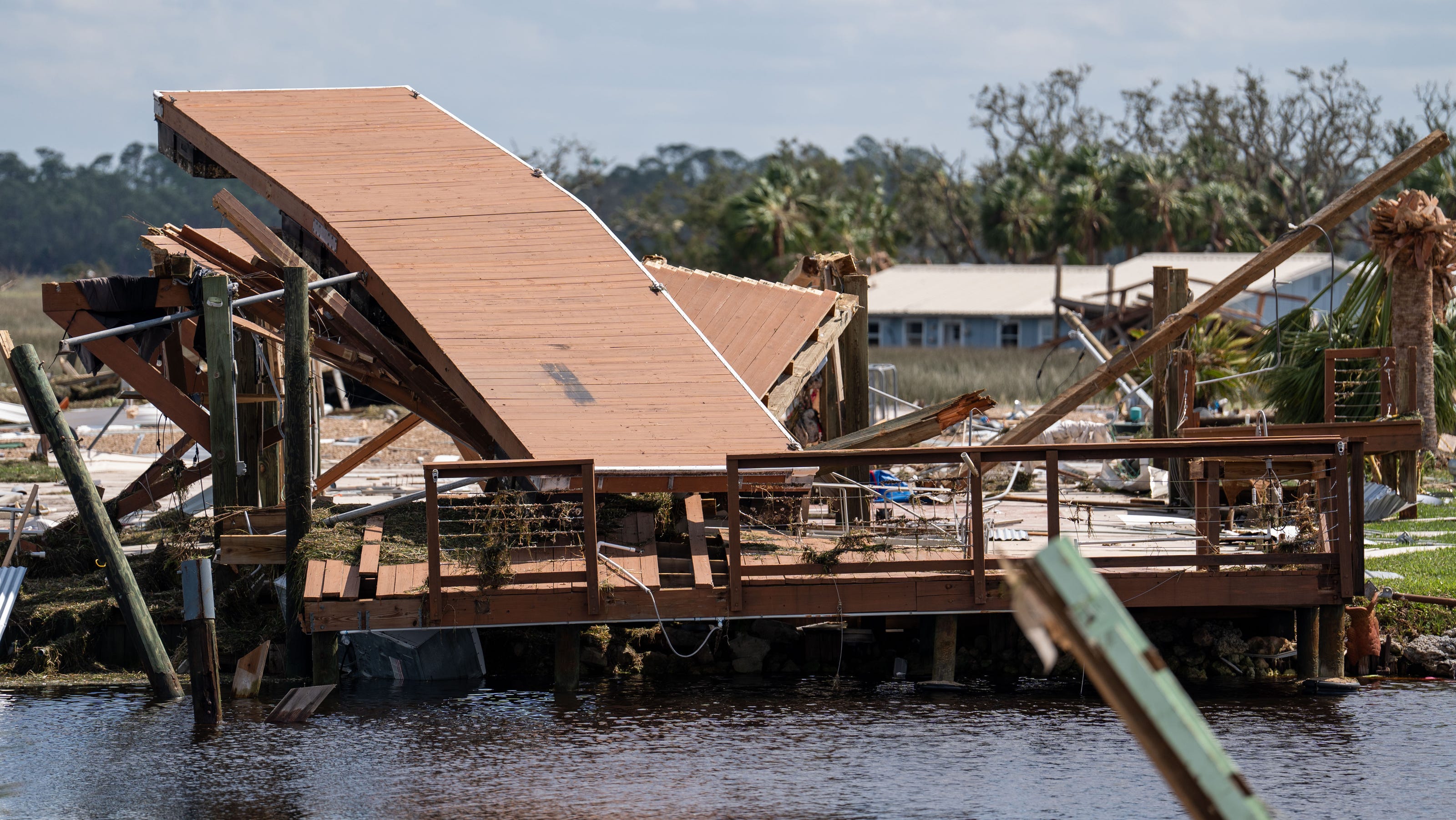 Hurricane Helene Damage Photos Flooded Homes Buildings Threatened By